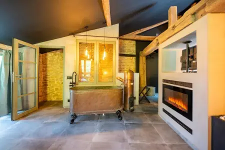 Le Castelain, maison avec sauna à Saint-Cécile : photo 10