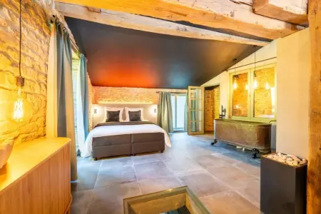 Le Castelain, maison avec sauna à Saint-Cécile : photo 18