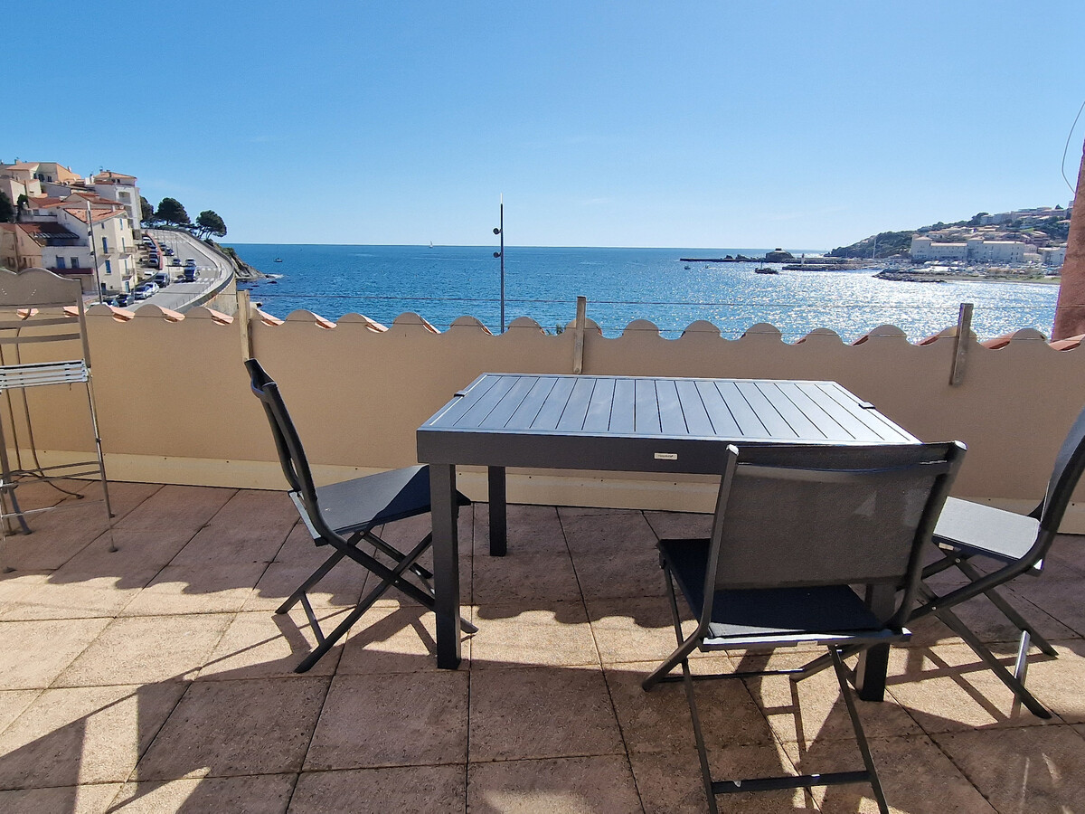 T3 front de mer à Banyuls-sur-Mer, terrasses et garage - Photo 8