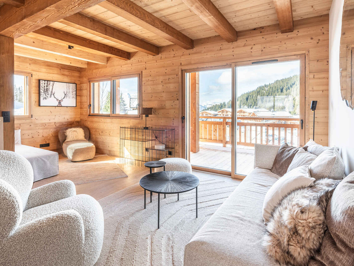 Demi-chalet neuf 3 chambres, 107 m², garage à La Clusaz - Photo 2