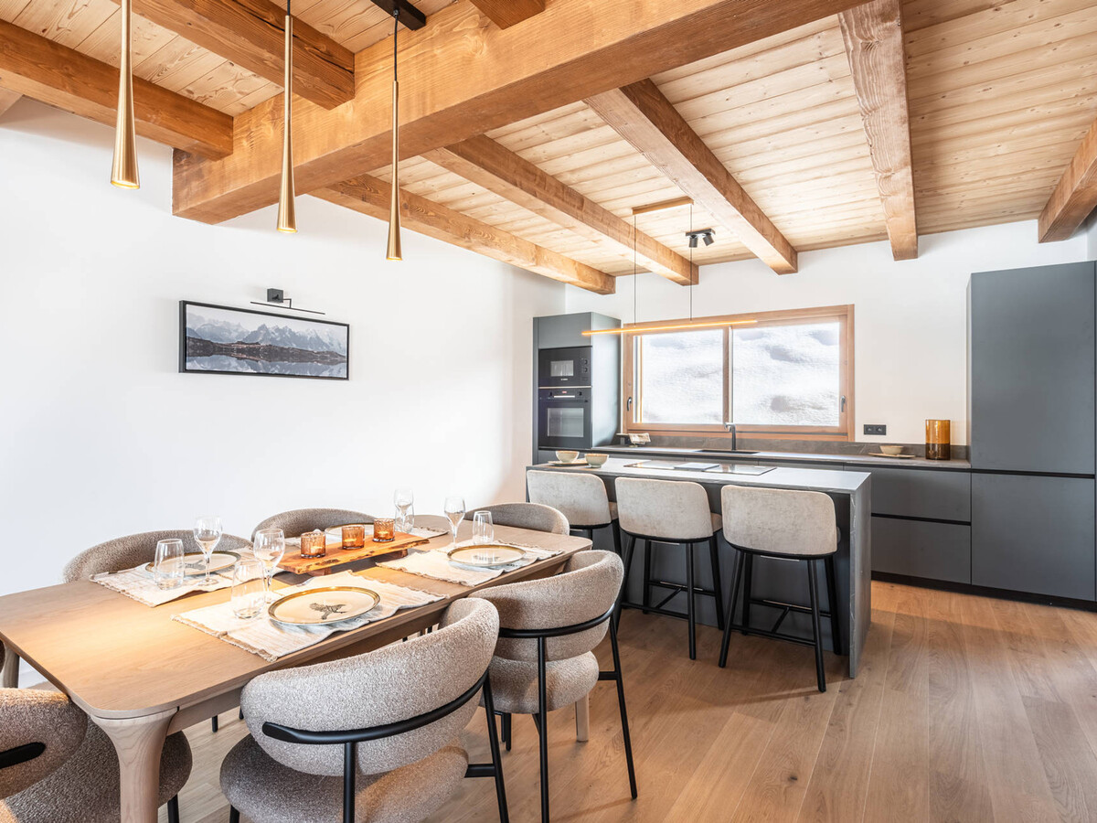 Demi-chalet neuf 3 chambres, 107 m², garage à La Clusaz - Photo 3