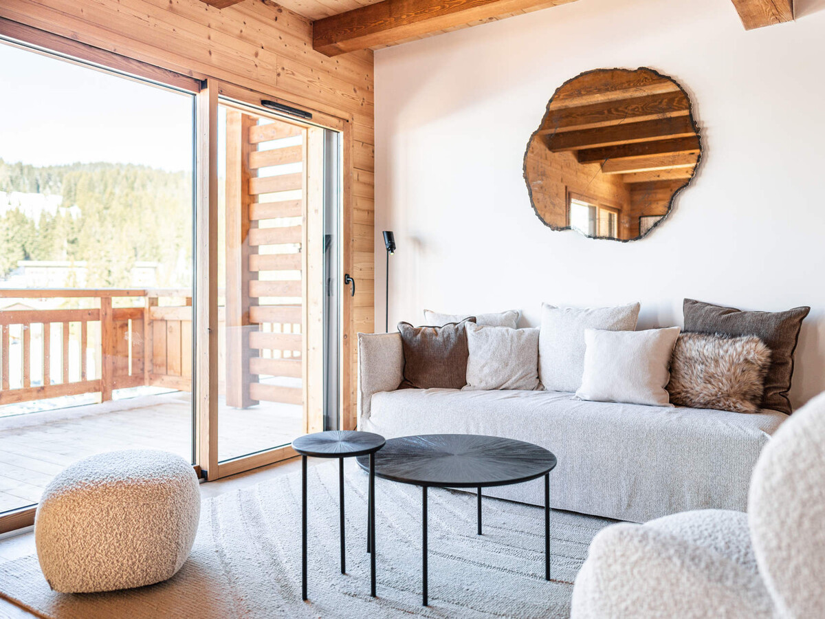 Demi-chalet neuf 3 chambres, 107 m², garage à La Clusaz - Photo 5