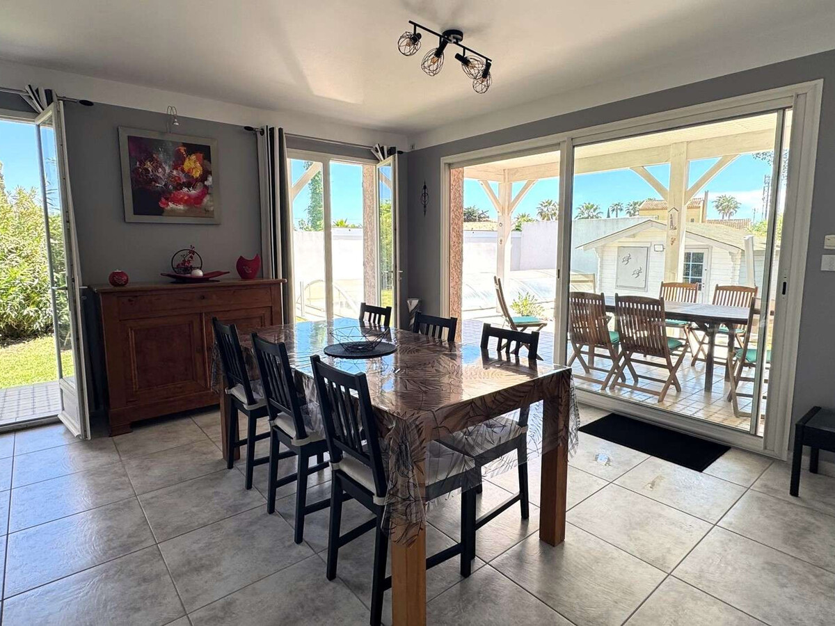 Villa 6 pers, piscine 9x3.5m, terrasse 66m² à Cap d'Agde - Photo 4