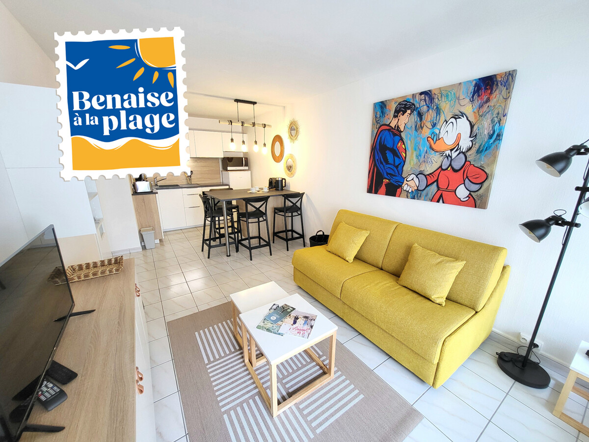 Benaise à la plage – Appart 4 pers à 100m de la plage - Photo 1