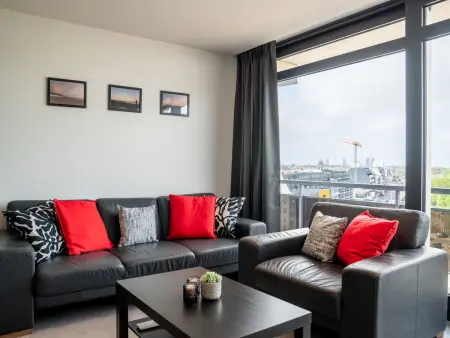 Appartement vue mer avec balcon à Bredene, 5 personnes : photo 7