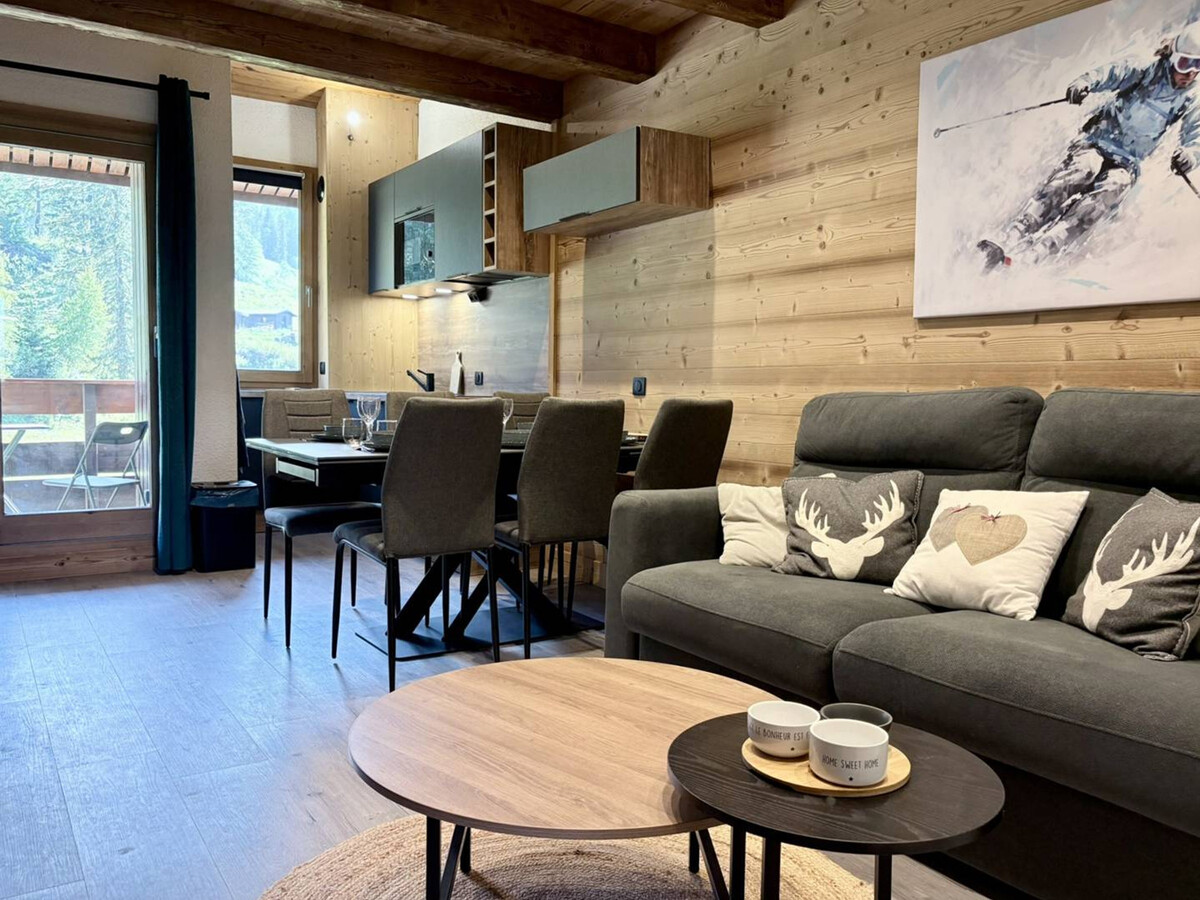 3 pièces + mezzanine 8 pers, rénové aux Avanchers-Valmorel - Photo 1