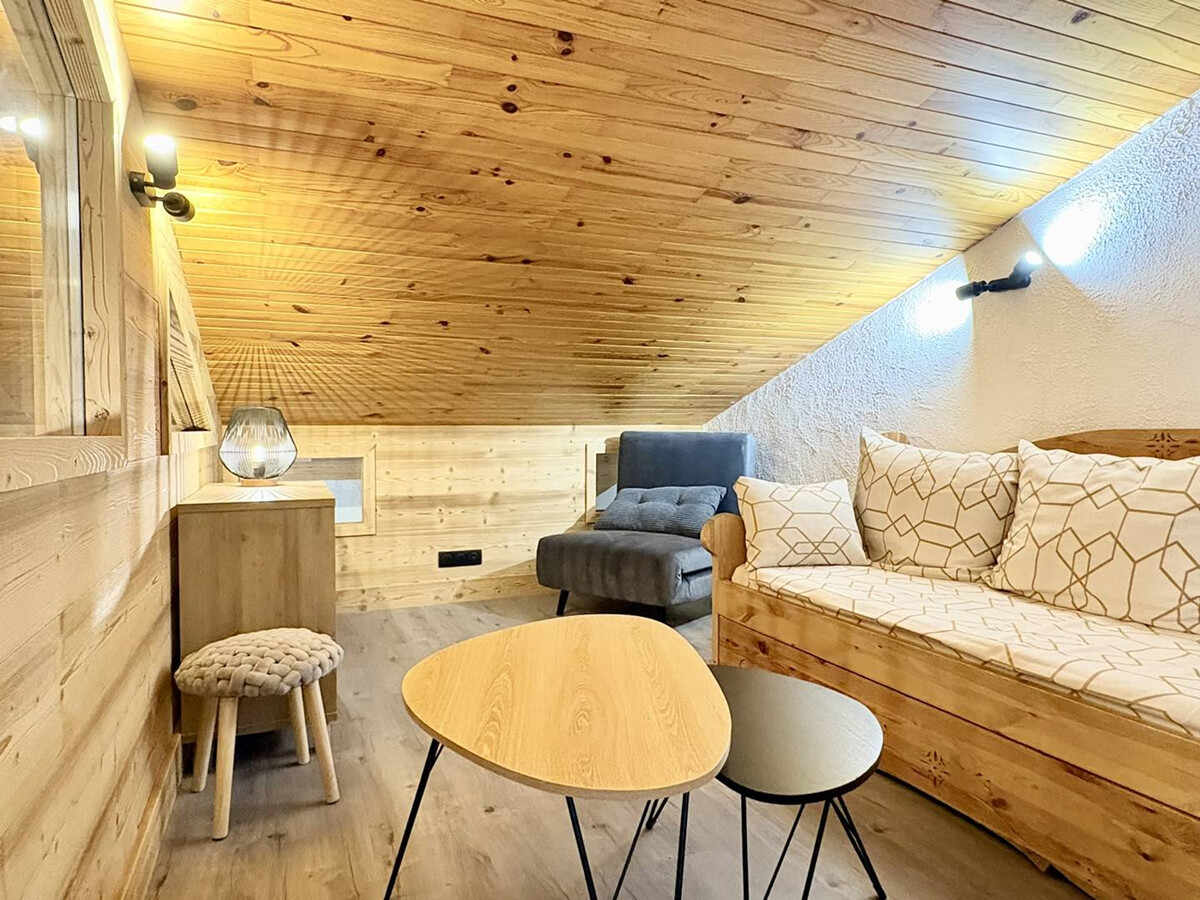 3 pièces + mezzanine 8 pers, rénové aux Avanchers-Valmorel - Photo 3