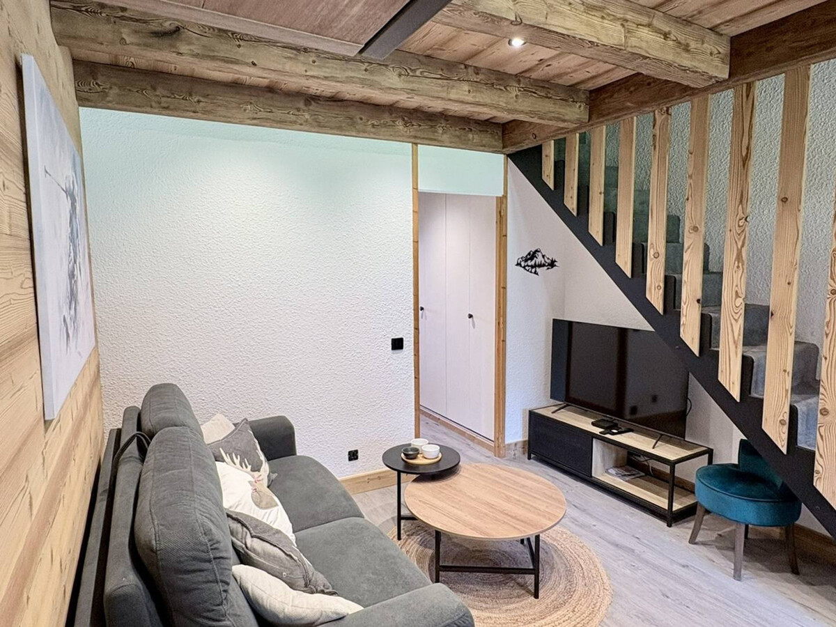 3 pièces + mezzanine 8 pers, rénové aux Avanchers-Valmorel - Photo 6