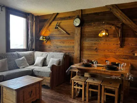 Location appartement à Les Avanchers Valmorel, Studio calme et rénové pour 4 personnes proche pistes