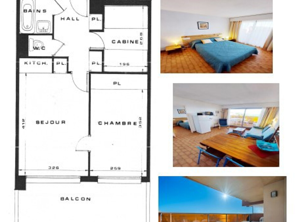 Appartement 8 pers à Roquebrune-Cap-Martin, canapé-lit inclus - Photo 6