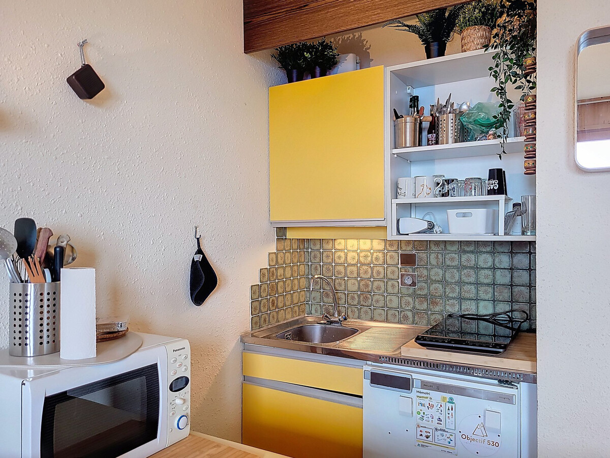 Studio 17m² ski aux pieds, balcon sud à Montvalezan - Photo 3