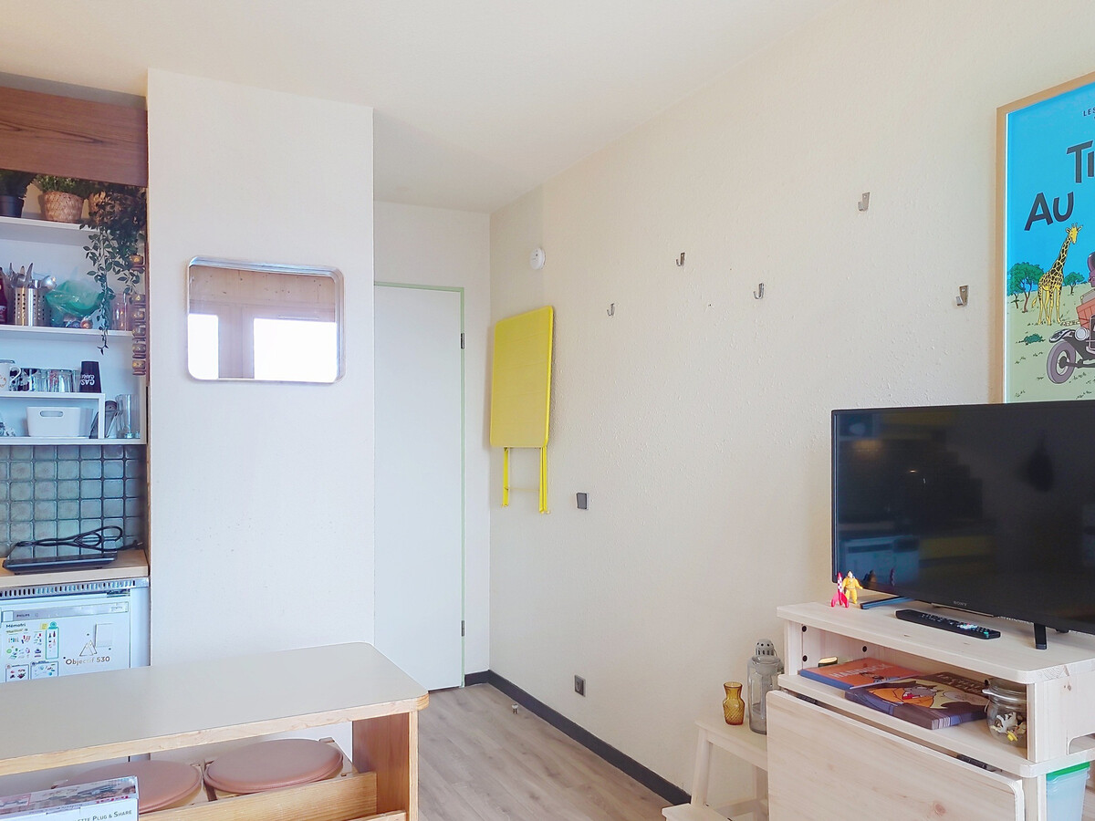Studio 17m² ski aux pieds, balcon sud à Montvalezan - Photo 5