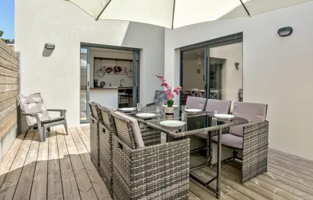 Maison moderne 4 chambres à 220 m de la plage : photo 8