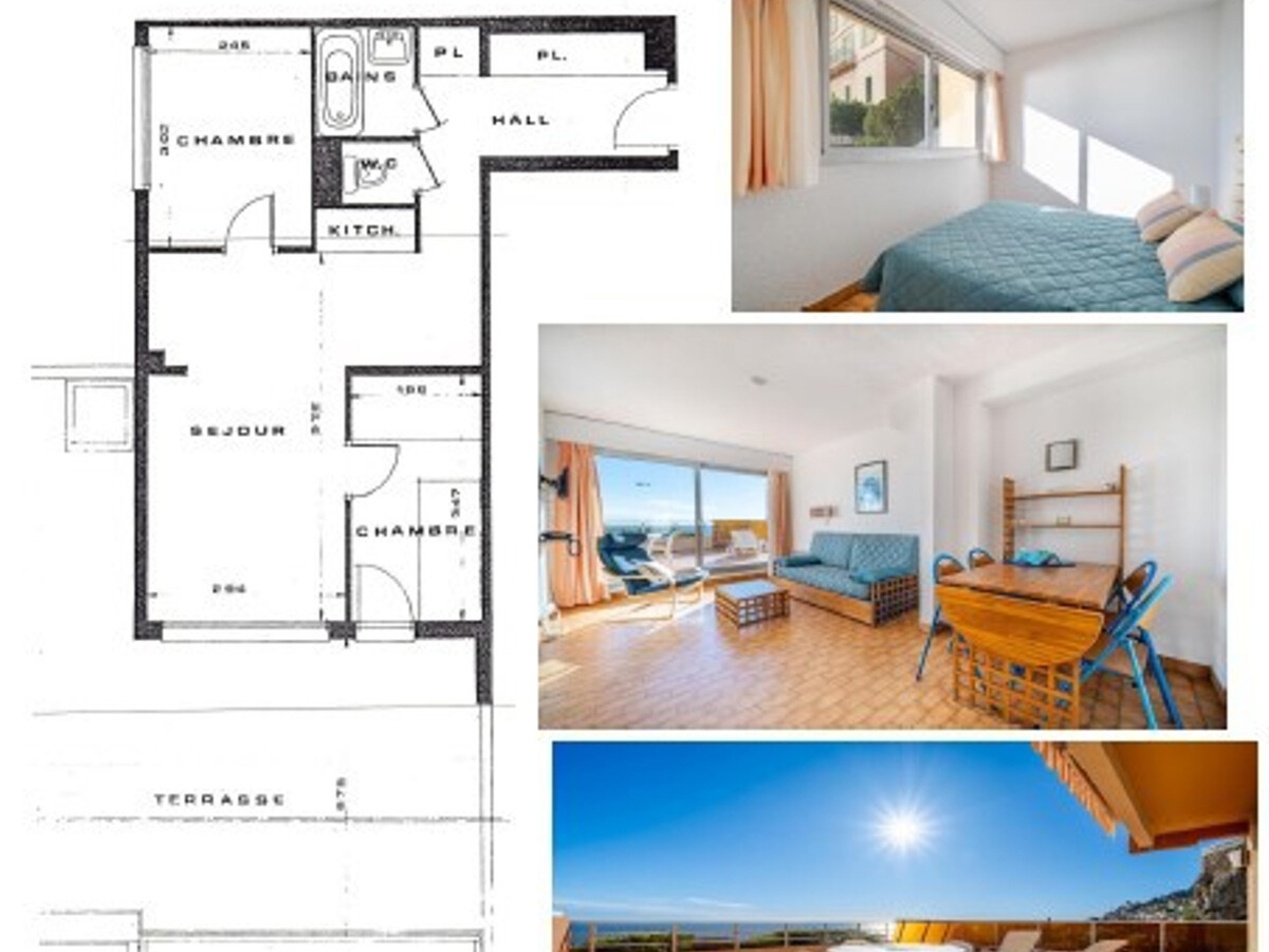 Appartement 2 chambres 8 pers. à Roquebrune-Cap-Martin - Photo 7