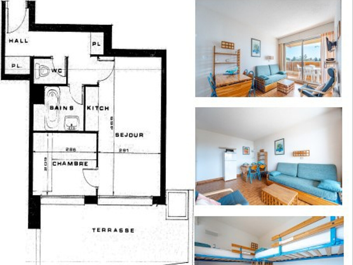 Studio 6 pers. avec vue mer à Roquebrune-Cap-Martin - Photo 7