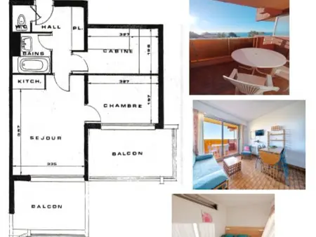 Appartement 8 personnes à Roquebrune-Cap-Martin, kitchenette équipée : photo 7