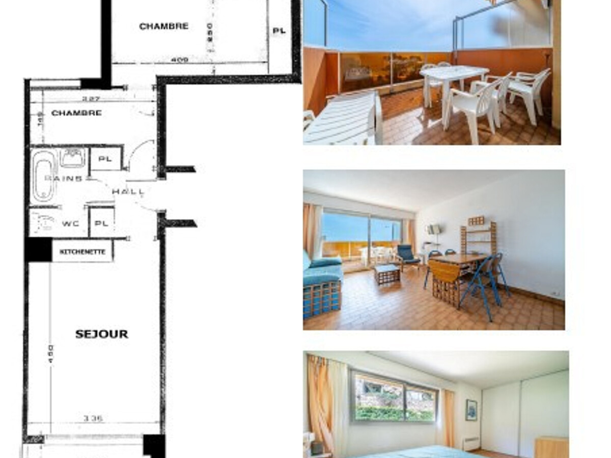 Appartement 6 pers, 2 chambres à Roquebrune-Cap-Martin - Photo 7