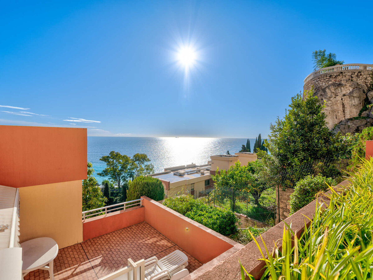 Studio 6 personnes avec vue mer à Roquebrune-Cap-Martin - Photo 1