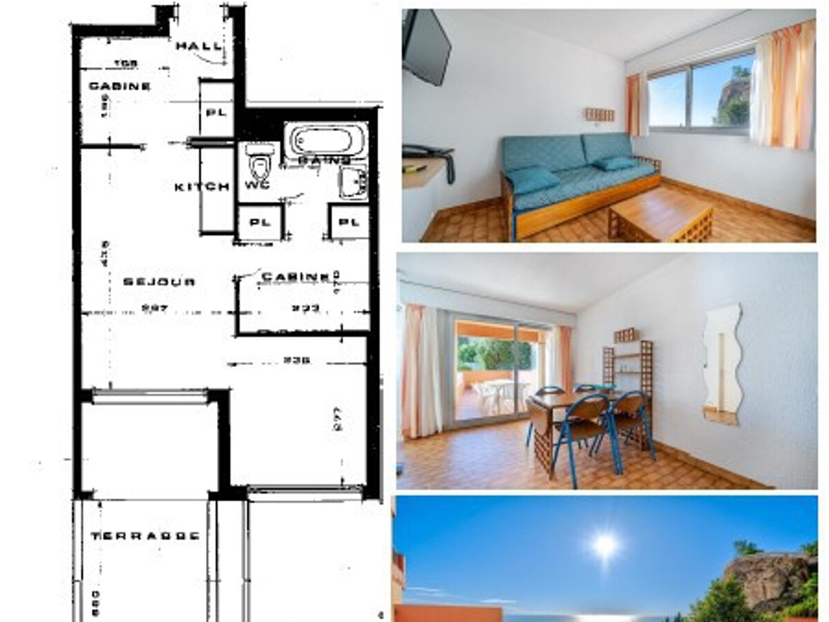 Studio 6 personnes avec vue mer à Roquebrune-Cap-Martin - Photo 7