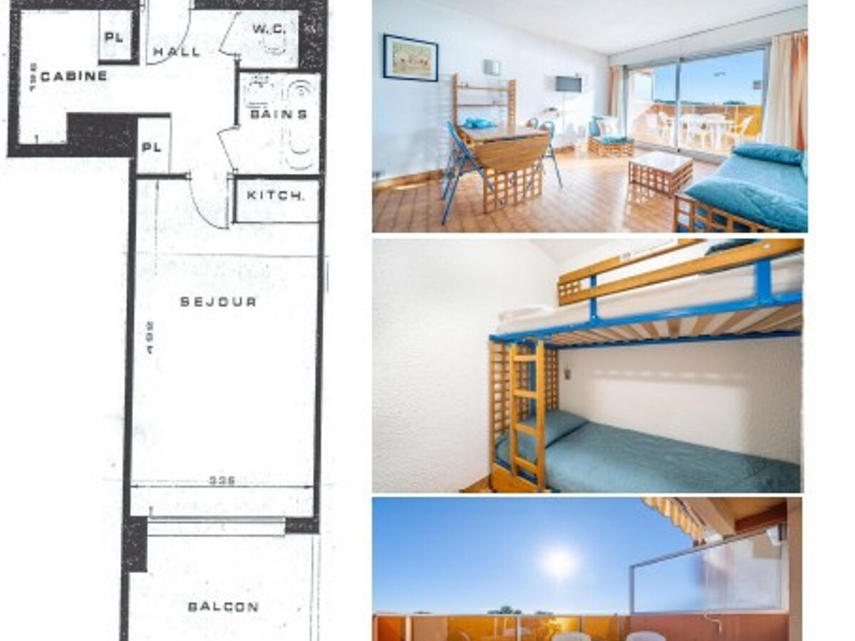 Studio 4 pers. vue mer à Roquebrune-Cap-Martin - Photo 7