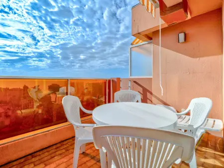 Location appartement à Roquebrune Cap Martin, Studio pour 4 pers. avec Wi-Fi, vue mer superbe