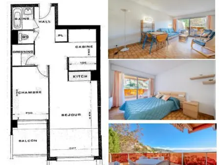 Appartement 8 pers. avec cabine à Roquebrune-Cap-Martin : photo 7