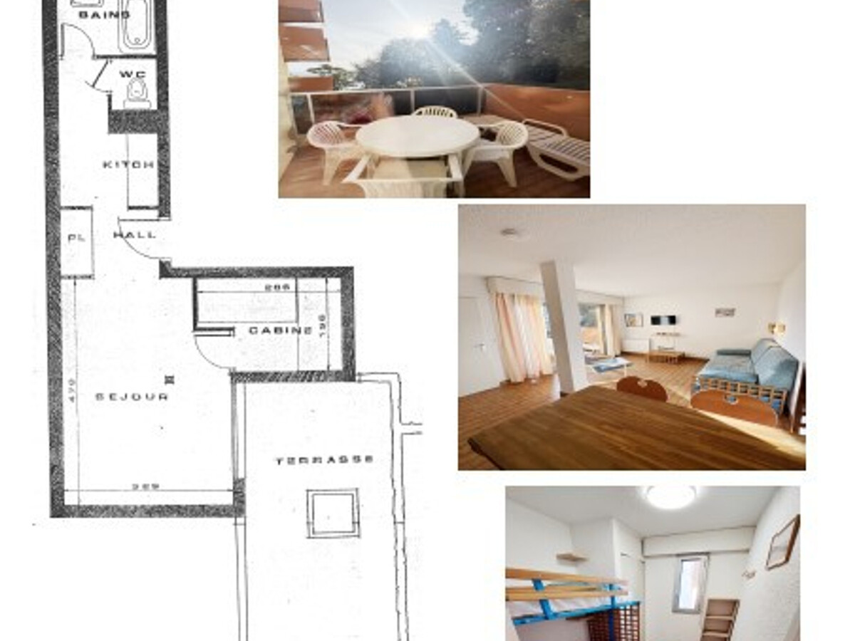 Studio 4 pers avec terrasse en bord de mer - Photo 7