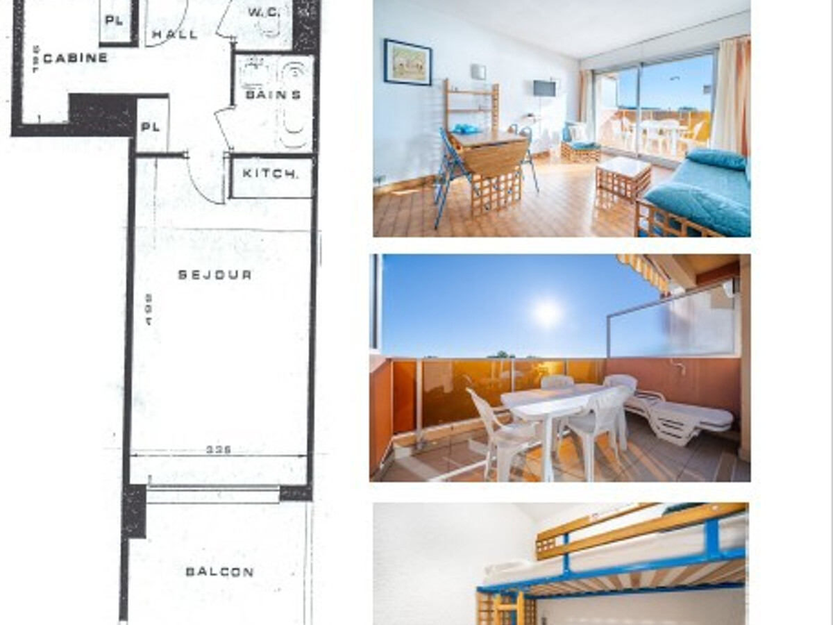 Studio 27 m² vue mer pour 4 à Roquebrune-Cap-Martin - Photo 7