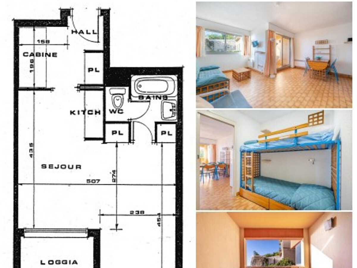 Studio 4 pers vue mer à Roquebrune-Cap-Martin - Photo 7