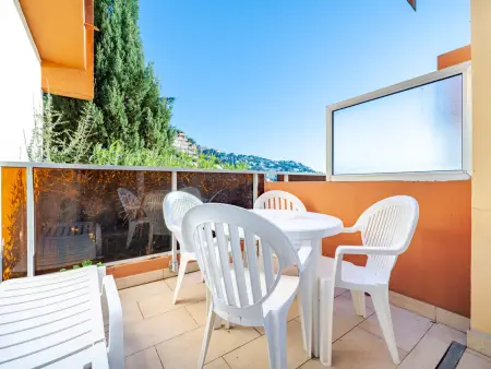 Location appartement à Roquebrune Cap Martin, Studio pour 4 avec WiFi, vue mer