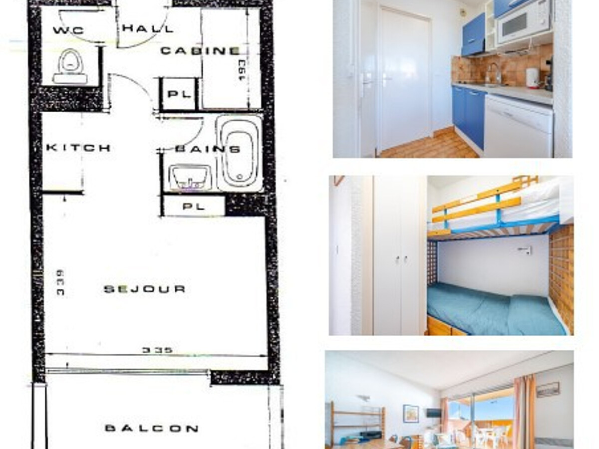 Studio bord de mer 4 pers à Roquebrune-Cap-Martin - Photo 7