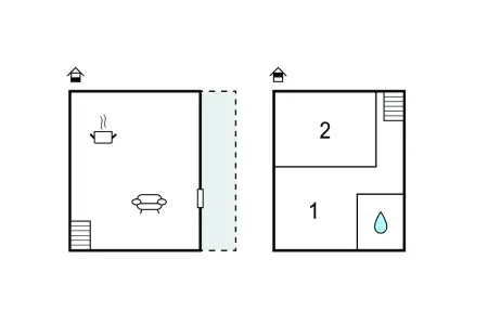 Maison en pierre à Le Ferré, 70 m² avec jardin : photo 18