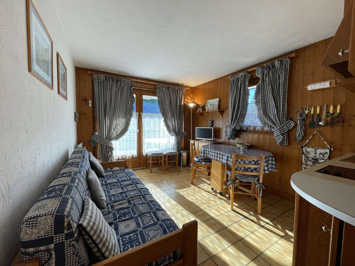 Studio cabine 4 personnes à Praz-sur-Arly, 600 m des pistes - Photo 2