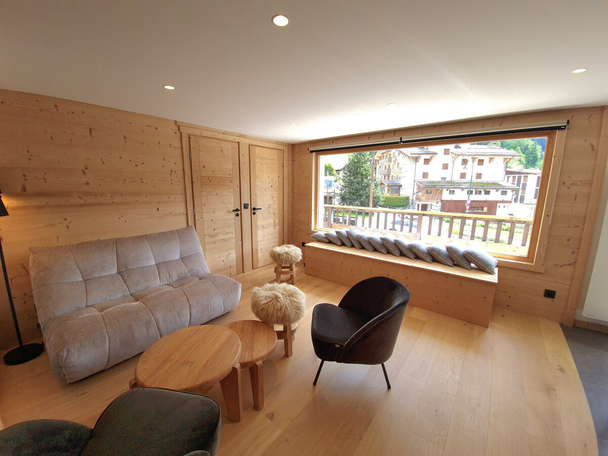 Appart T3 La Clusaz, balcon orientation Sud, parking - Photo 12