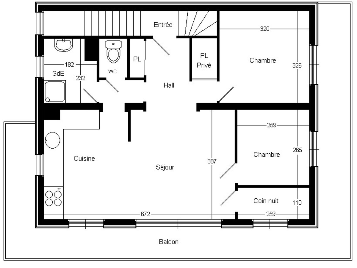 Appart T3 La Clusaz, balcon orientation Sud, parking - Photo 15
