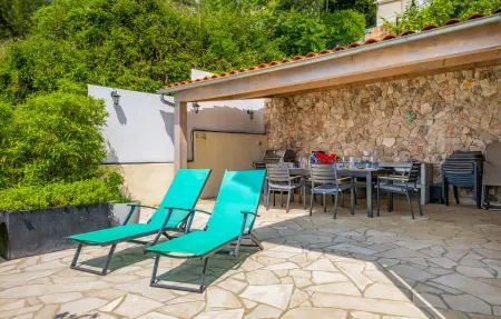 Maison 5 chambres avec piscine et vue mer à Eze : photo 13
