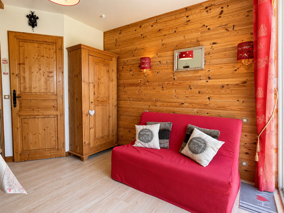 Studio cabine skis aux pieds avec vue Mont Charvin - Photo 5