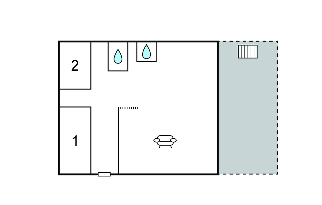 Appartement vue Meuse à Chooz, 2 chambres - Photo 21