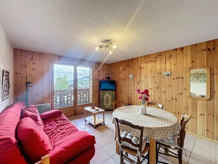 Appartement 4 pers. Combloux, vue Mont Blanc & ski bus : photo 2