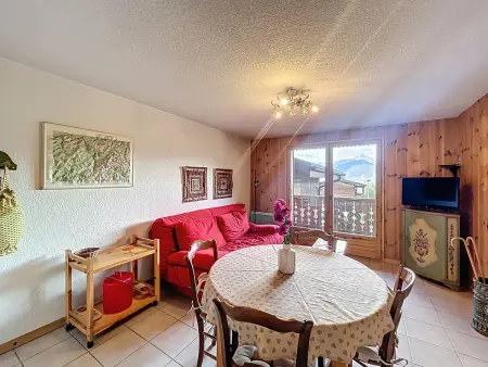 Appartement 4 pers. Combloux, vue Mont Blanc & ski bus : photo 4