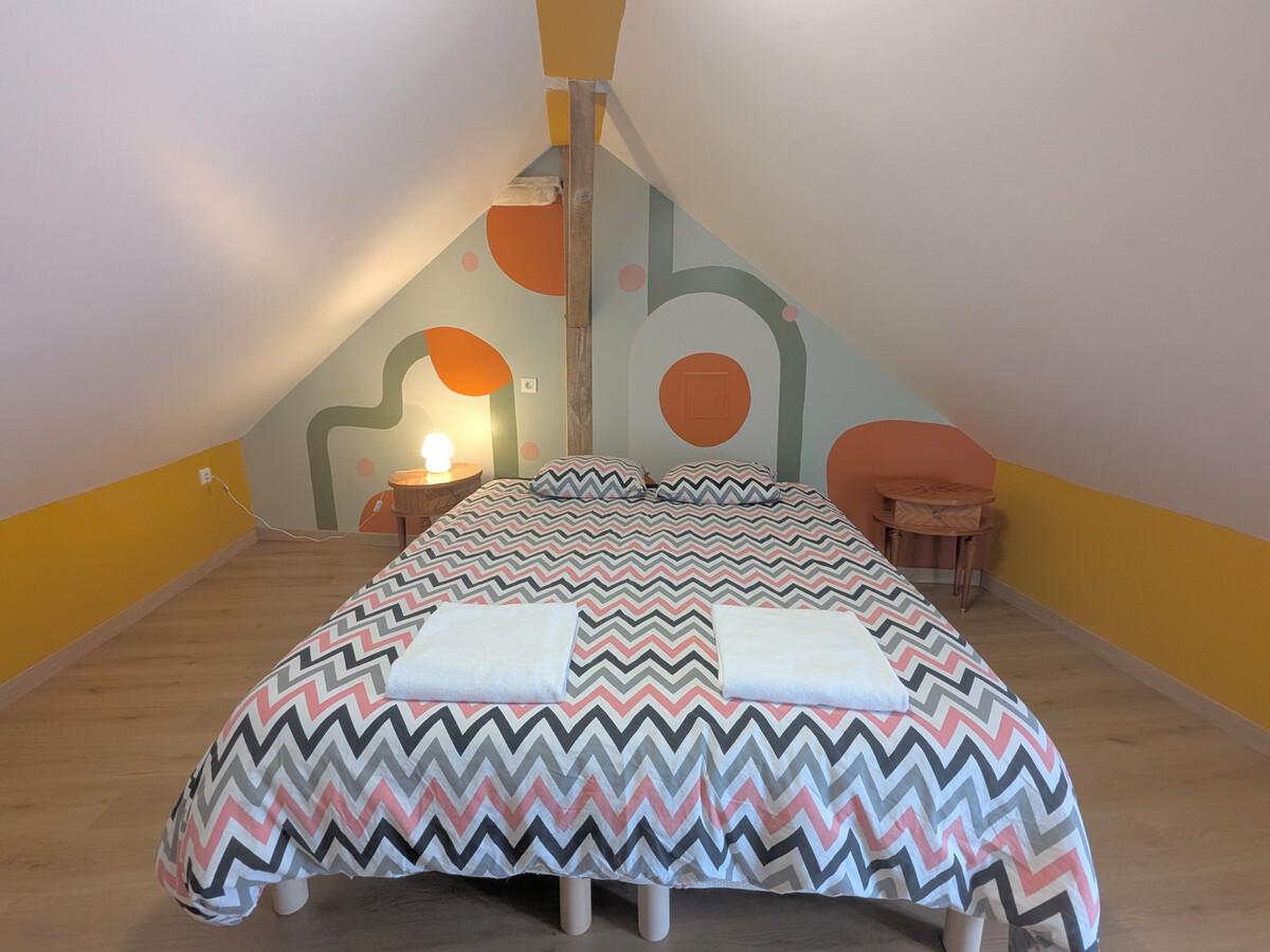 Gîte 4 pers. avec piscine partagée à Chabris - Photo 4