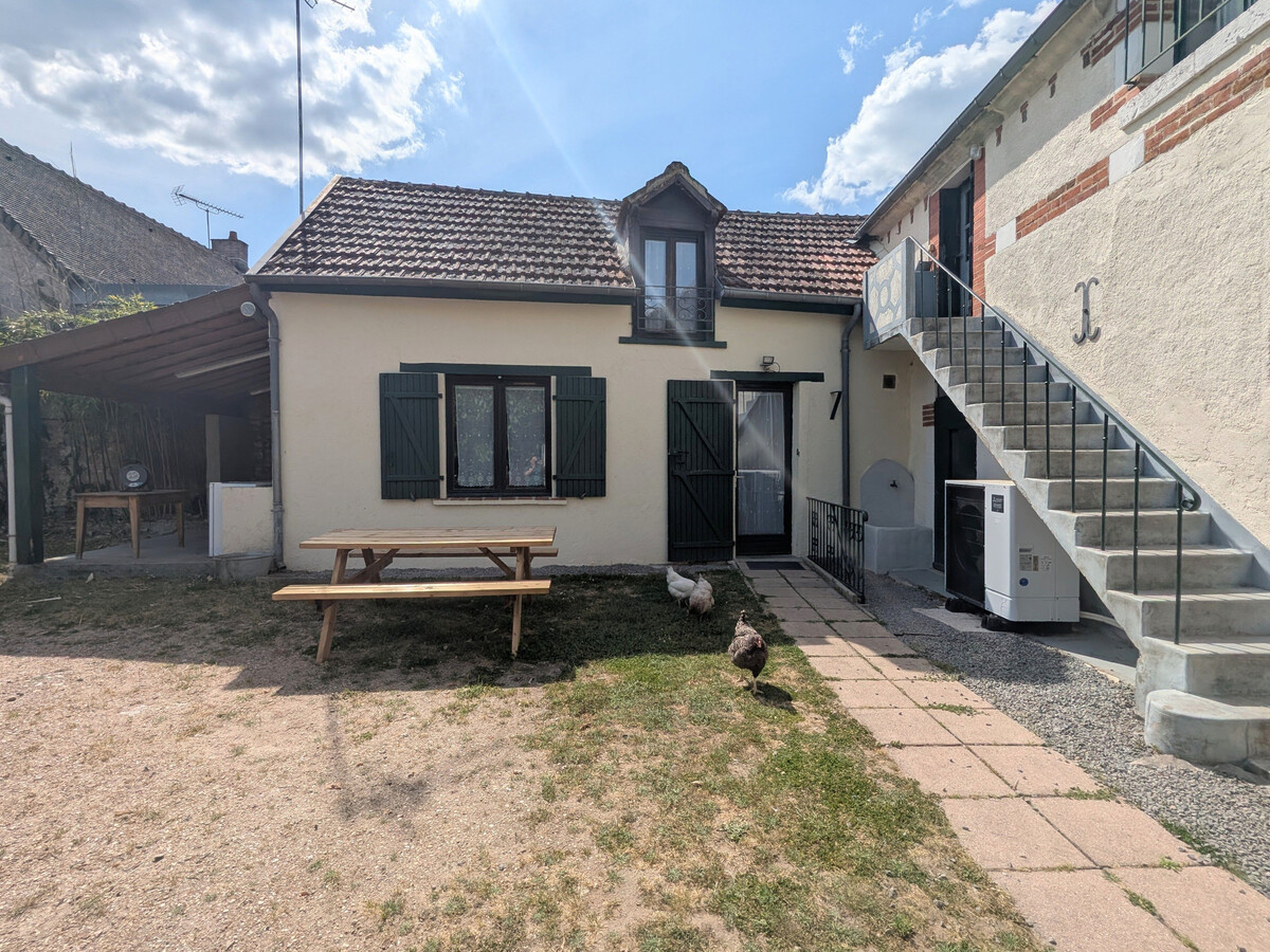 Gîte 4 pers. avec piscine partagée à Chabris - Photo 12