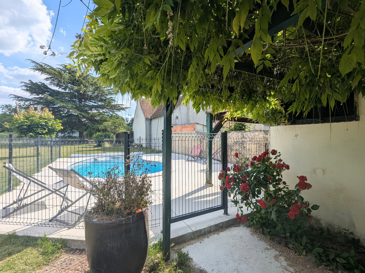 Gîte 4 pers. avec piscine partagée à Chabris - Photo 14