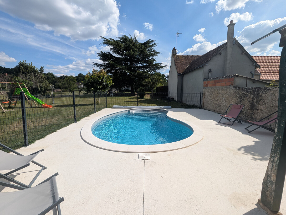 Gîte 4 pers. avec piscine partagée à Chabris - Photo 16