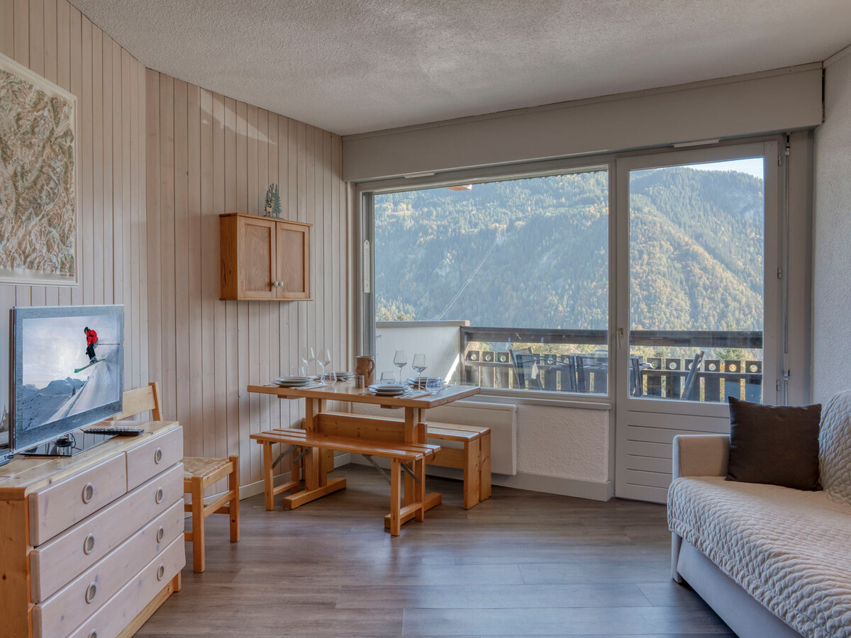Studio rénové 27m² vue Mont-Blanc, 350m remontées mécaniques - Photo 1