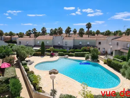 Location appartement à Valras Plage, Appart spacieux 6 pers avec clim et parking