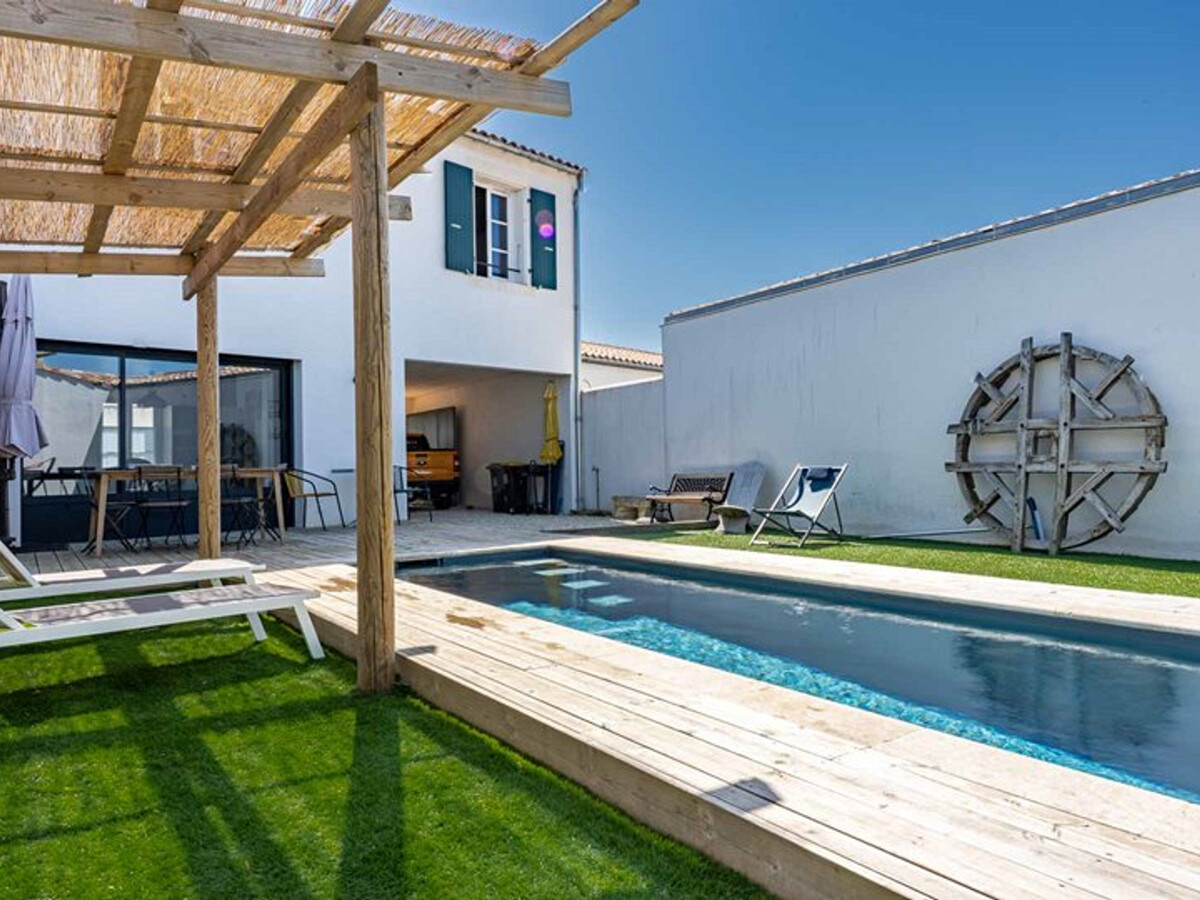 Villa Bel Ebat au Bois-Plage-en-Ré, piscine et nage à contre-courant - Photo 22