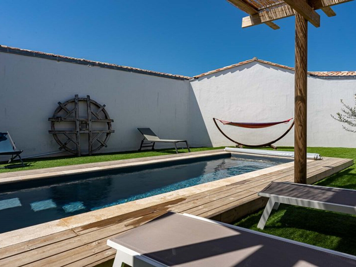 Villa Bel Ebat au Bois-Plage-en-Ré, piscine et nage à contre-courant - Photo 23