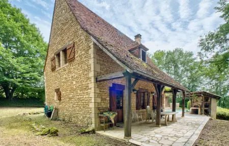 Maison pierre Périgord Noir, piscine privée, 5 pers. : photo 2