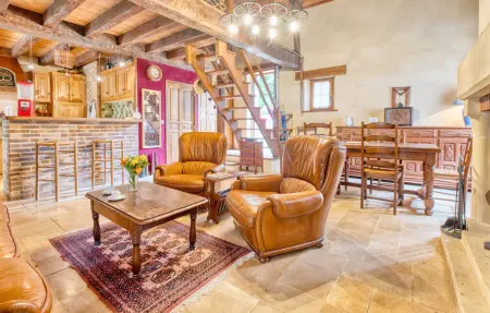 Maison pierre Périgord Noir, piscine privée, 5 pers. : photo 4